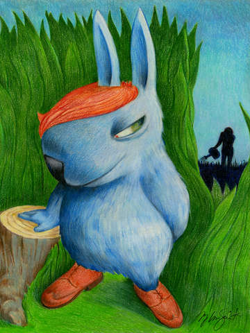 Blue bunny