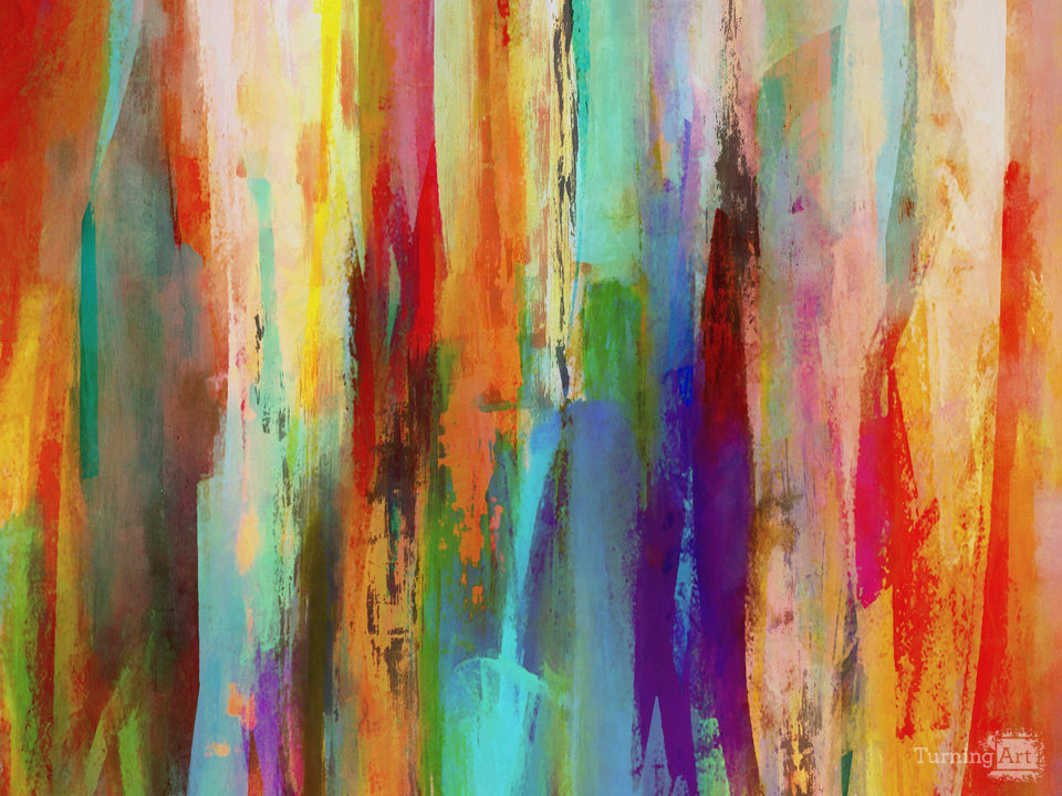 Colored Brush Strokes