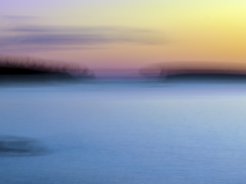 Sea Sunset Abstract