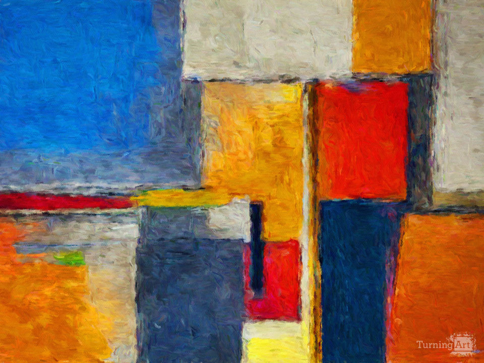 Modern digital painting with a woman by John Leaver TurningArt