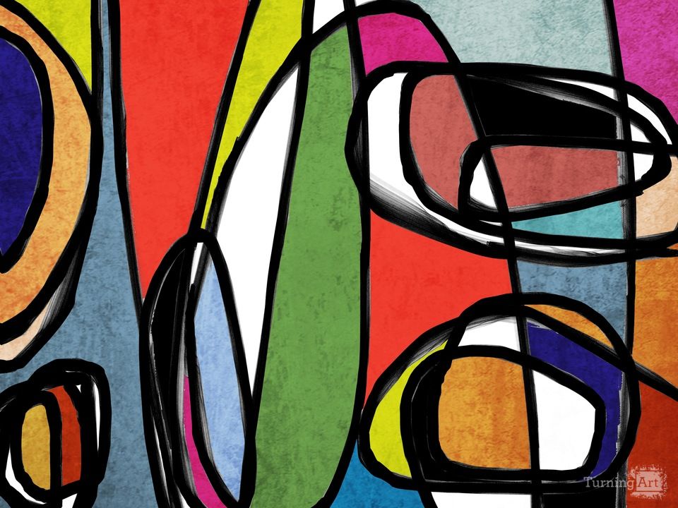 Vibrant Colorful Abstract 0-43