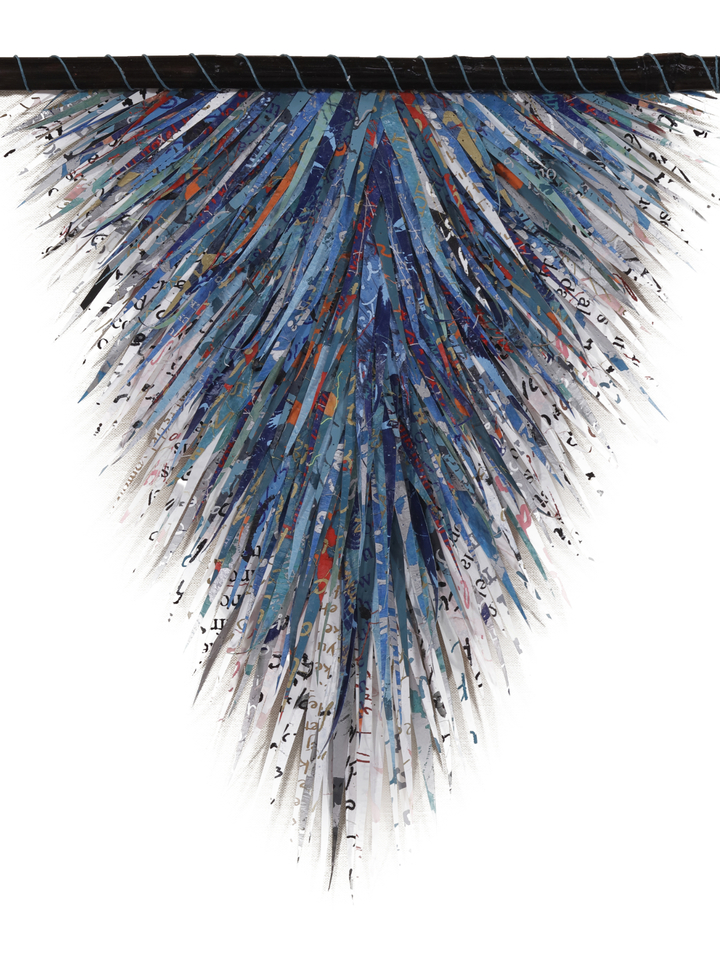 BLUE FEATHER TRIANGLE 2