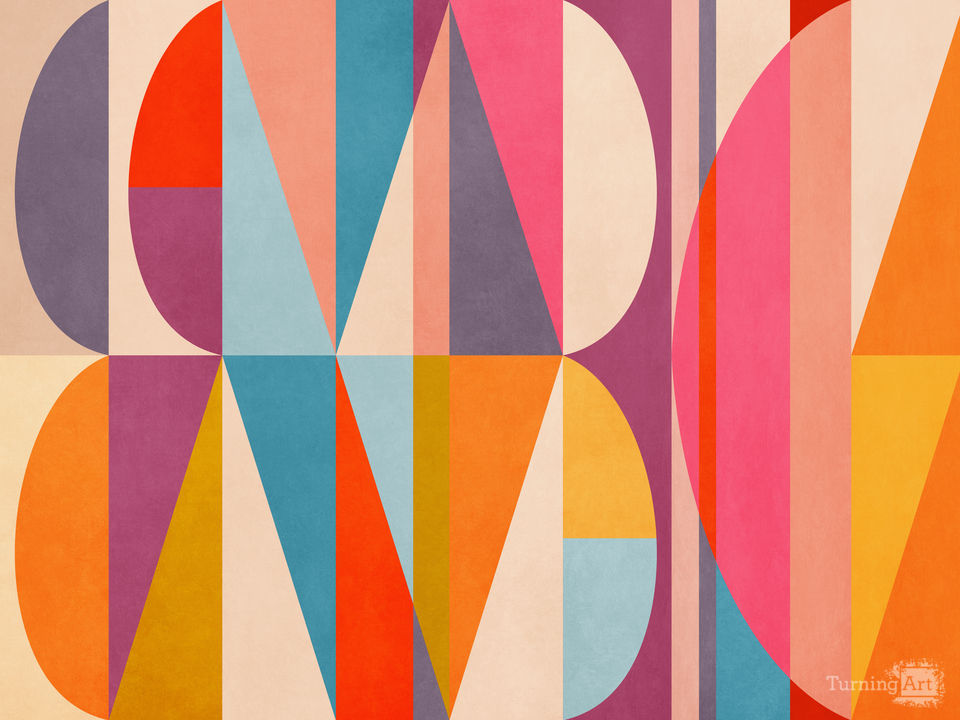 Colorful Abstract Geometric 3