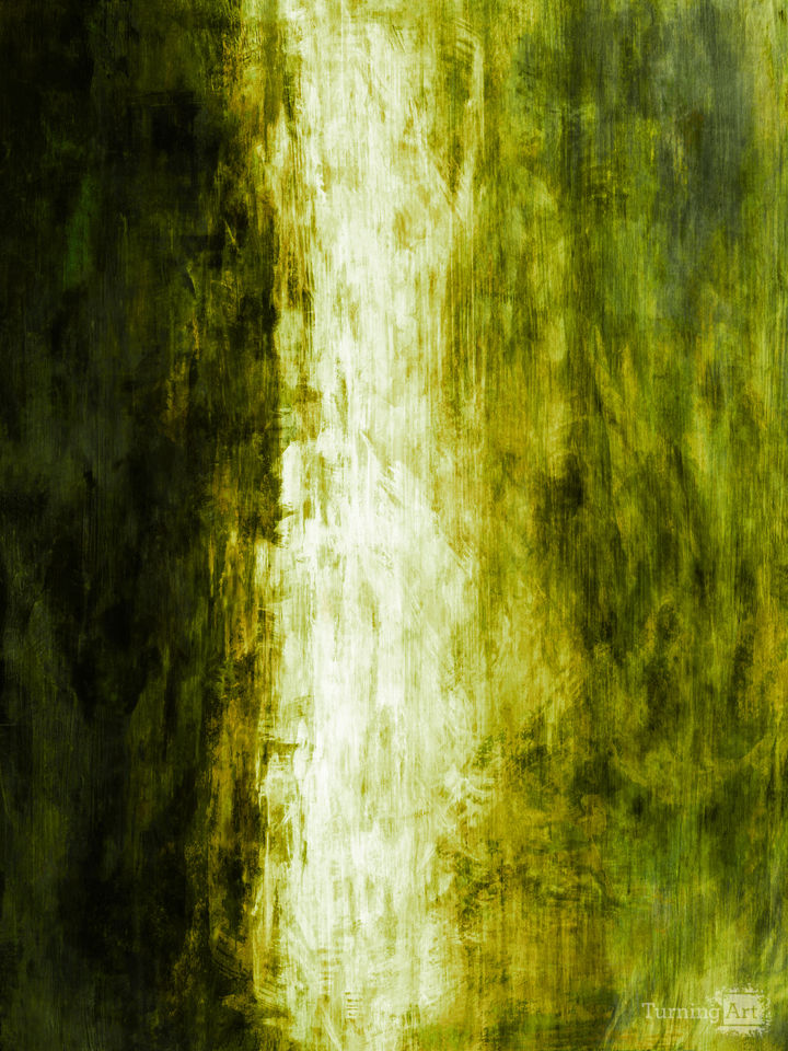 MIDNIGHT WATERFALL 4 LIME GREEN 
