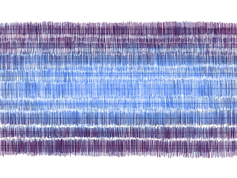 BETWEEN THE LINES, PURPLE BLUE