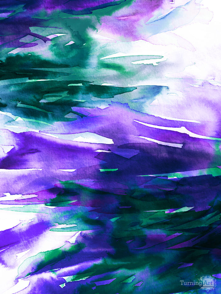 ALL IS WELL BOLD 5 - ABSTRACT WATERCOLOR