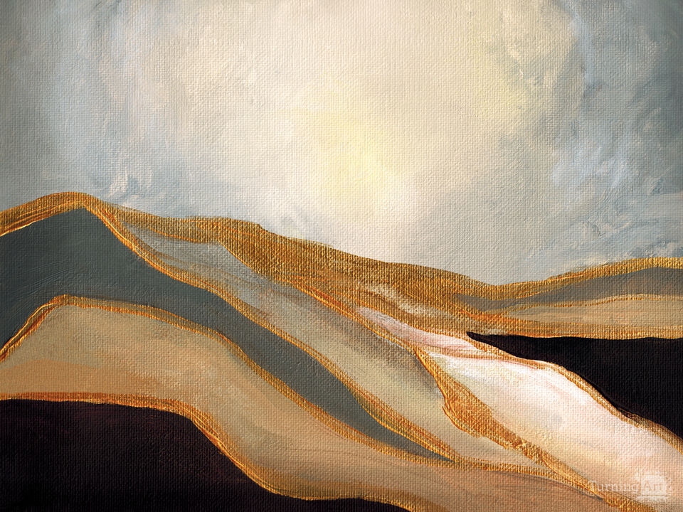 DUNE DRIFTER 1 - ELEGANT MOUNTAINS LANDSCAPE