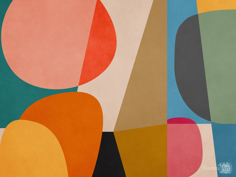 Colorful and Overlapping Pieces 