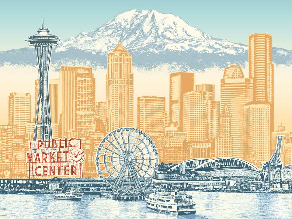 Seattle to Mt. Rainier - Vintage Vibe