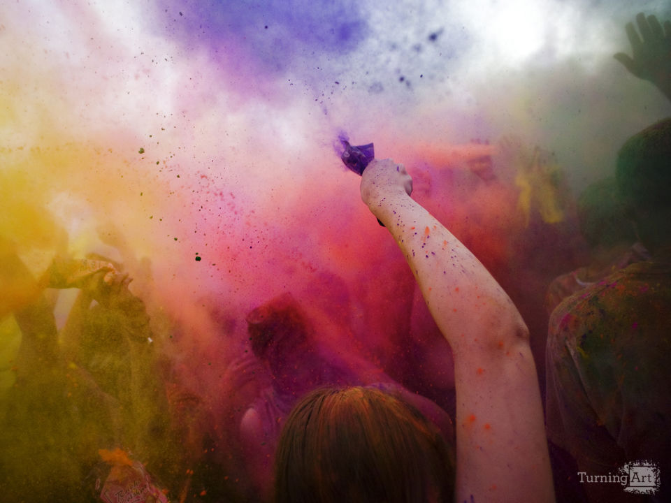 Holi Color Throw