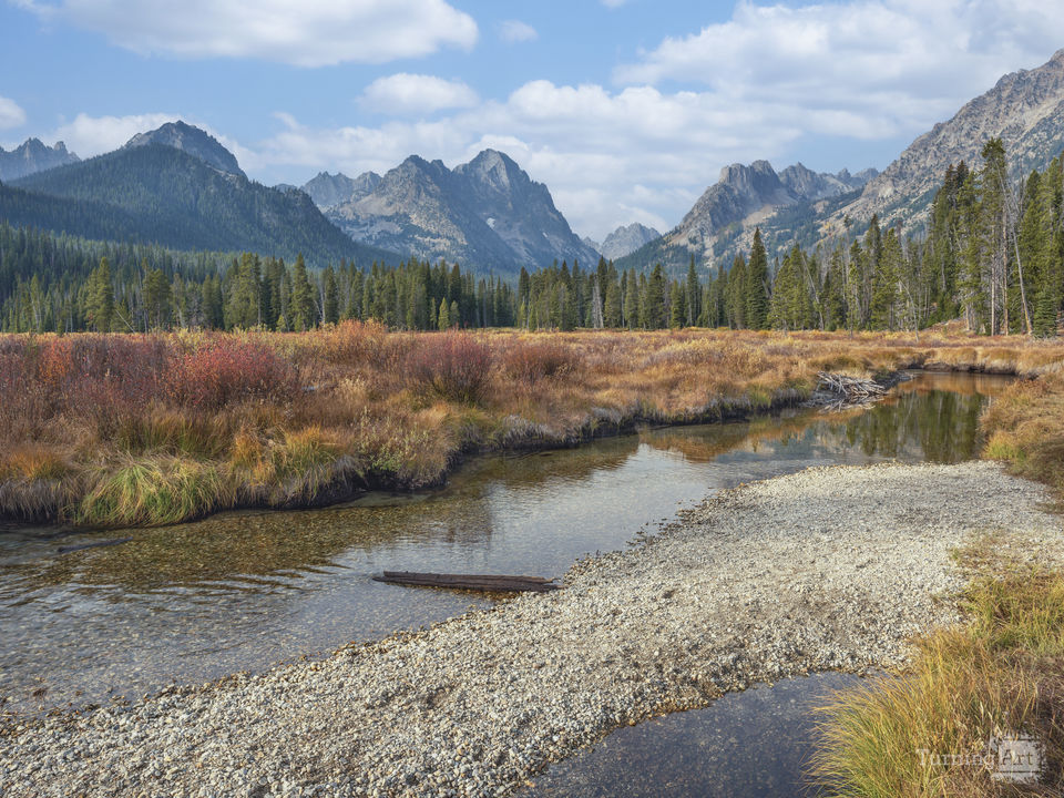Sawtooth Mountains by Louis Ruth TurningArt