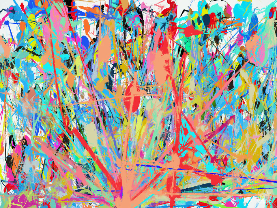 Pollock - An explosion of colors 1