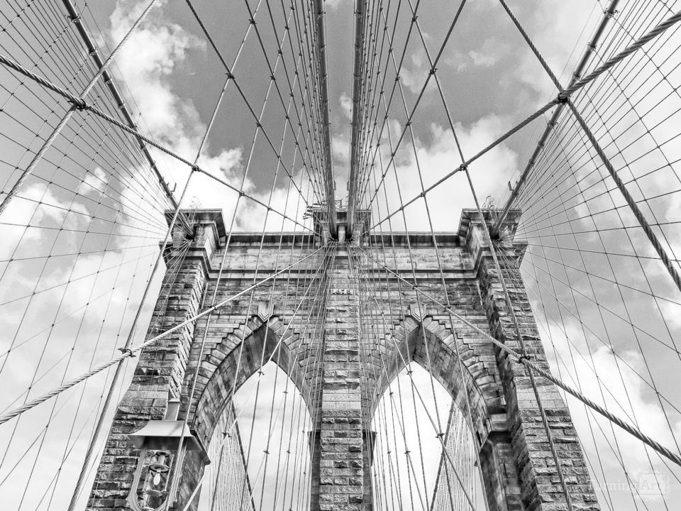 Brooklyn Bridge Black and White