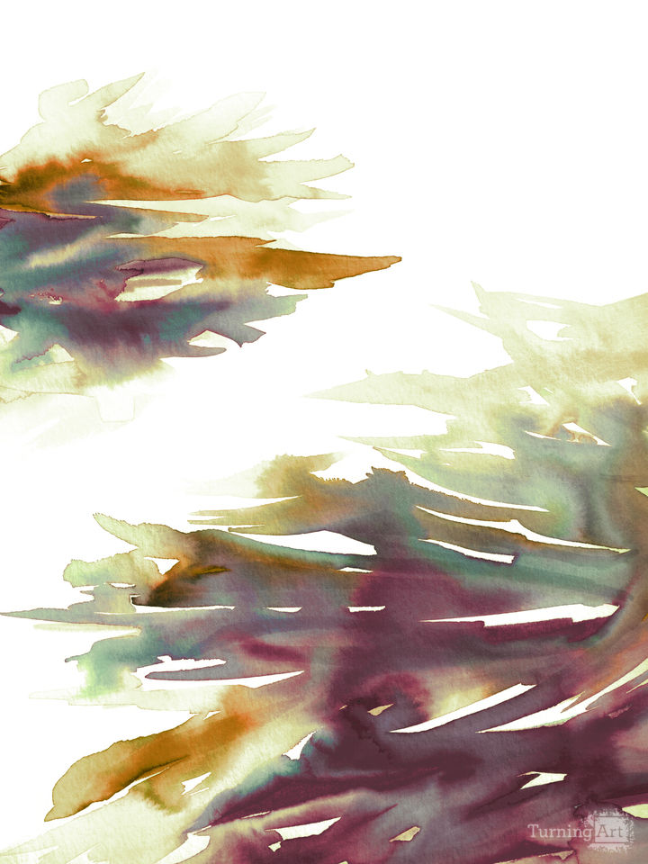 SOME KIND OF WONDERFUL 3 ABSTRACT WATERCOLOR