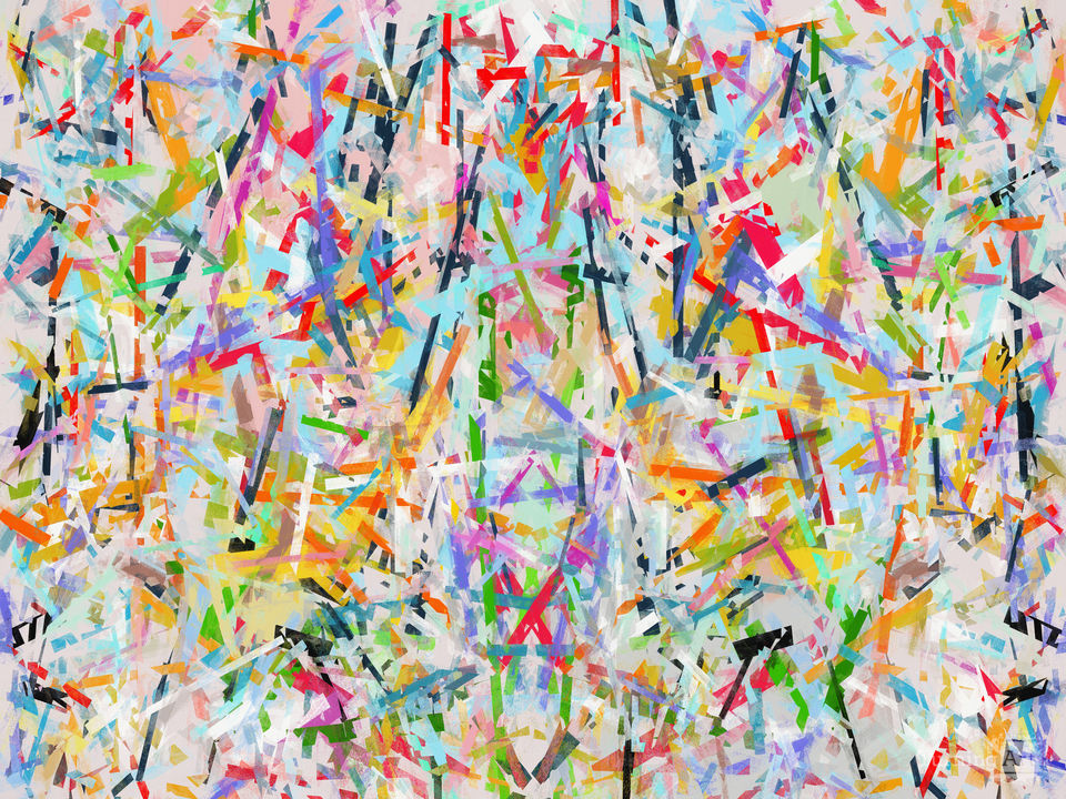 Multiple Colorful Strokes