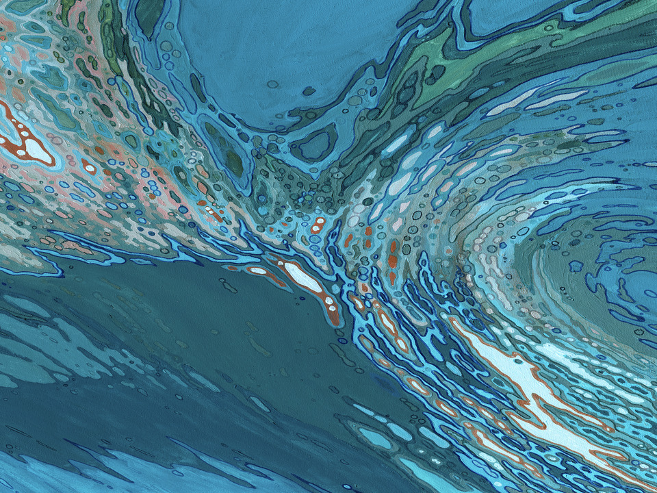 Moving Tide- Abstract