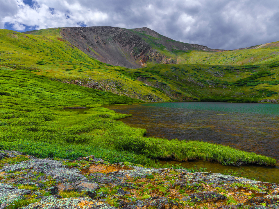 Alpine Lake in Summer