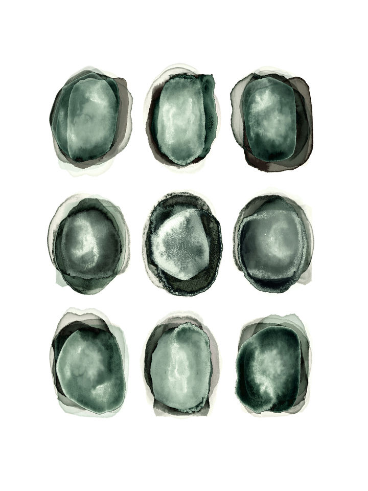 ORGANIC ORDER 3, MINIMALIST WATERCOLOR ABSTRACT PAINTING