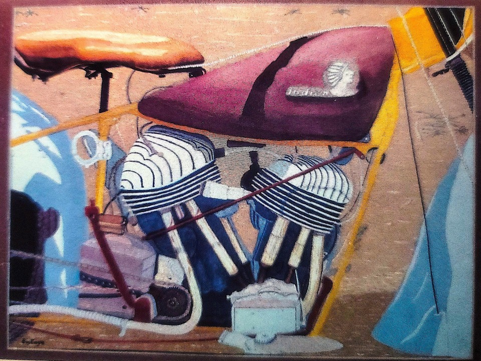 Self Portrait as Motorcycle