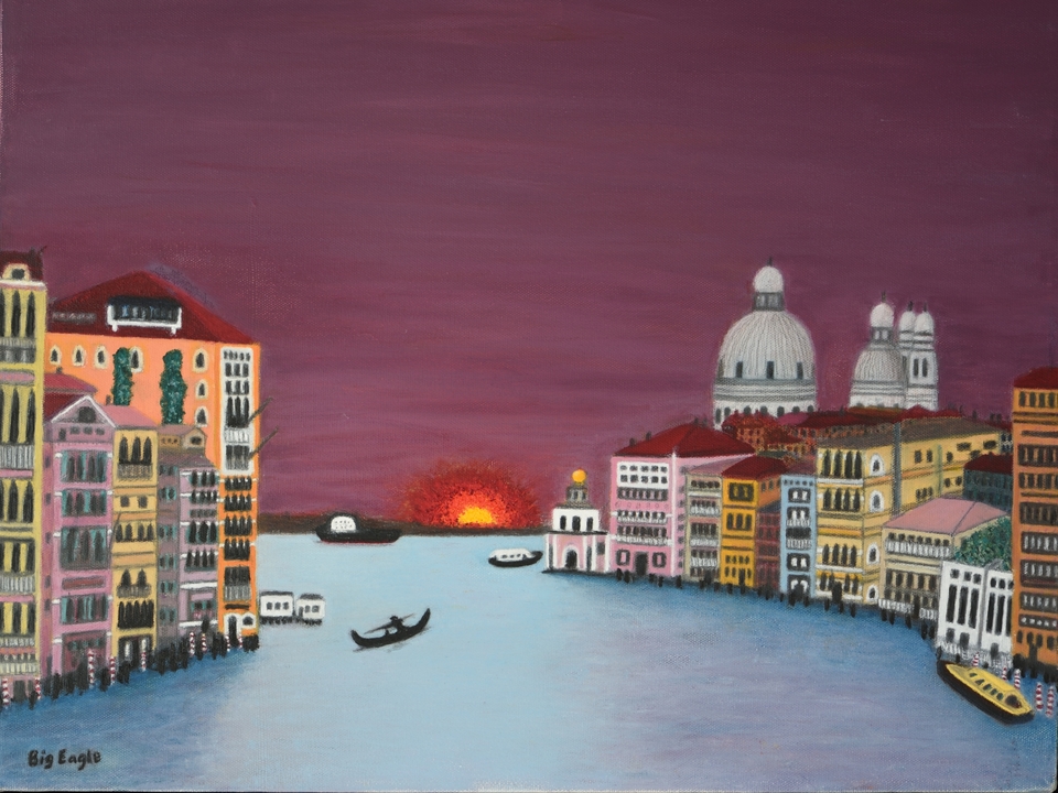 Dawn on the Grand Canal, Venice