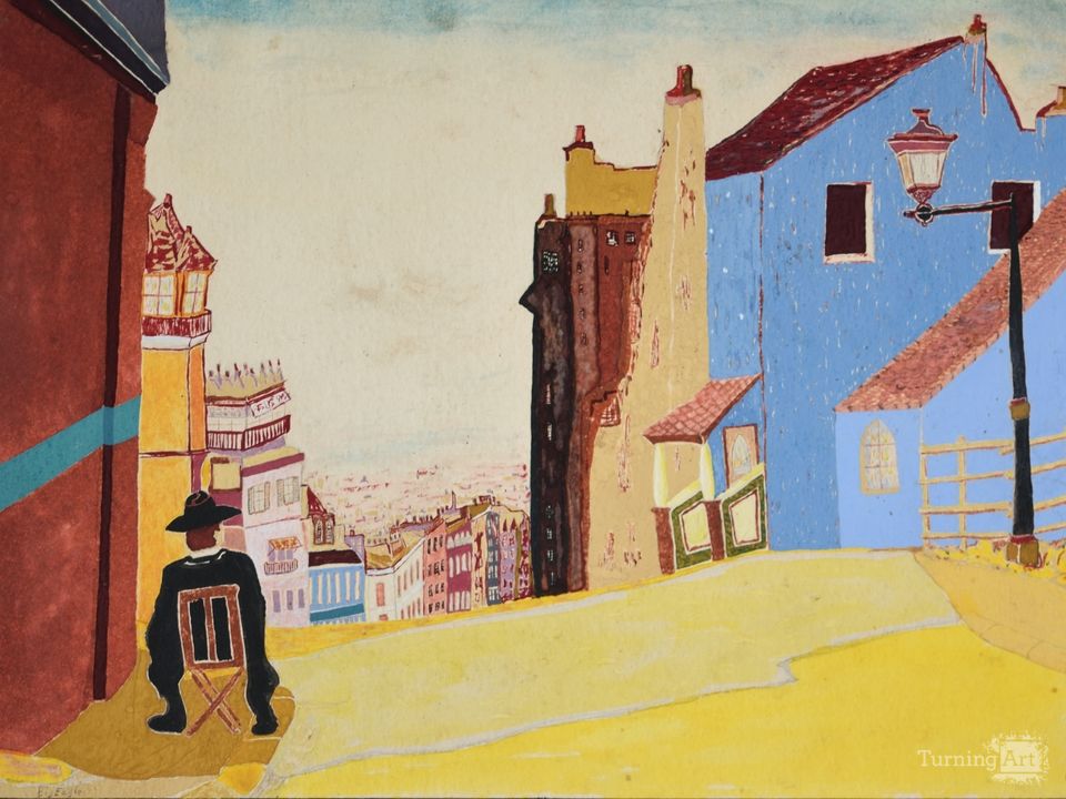 Self Portrait with Montmartre