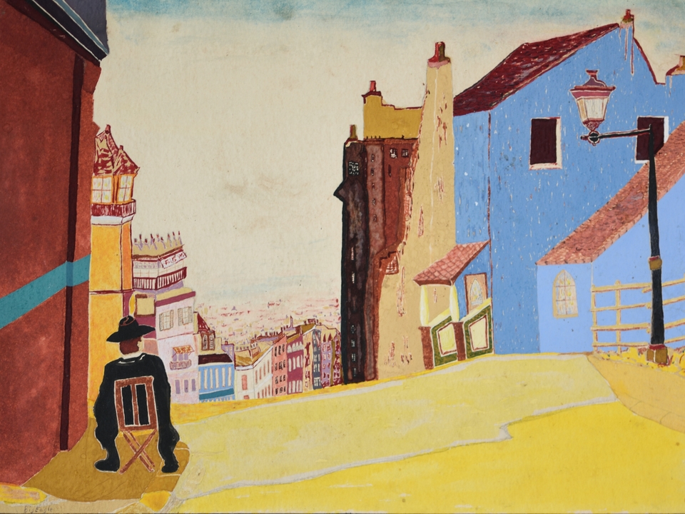 Self Portrait with Montmartre