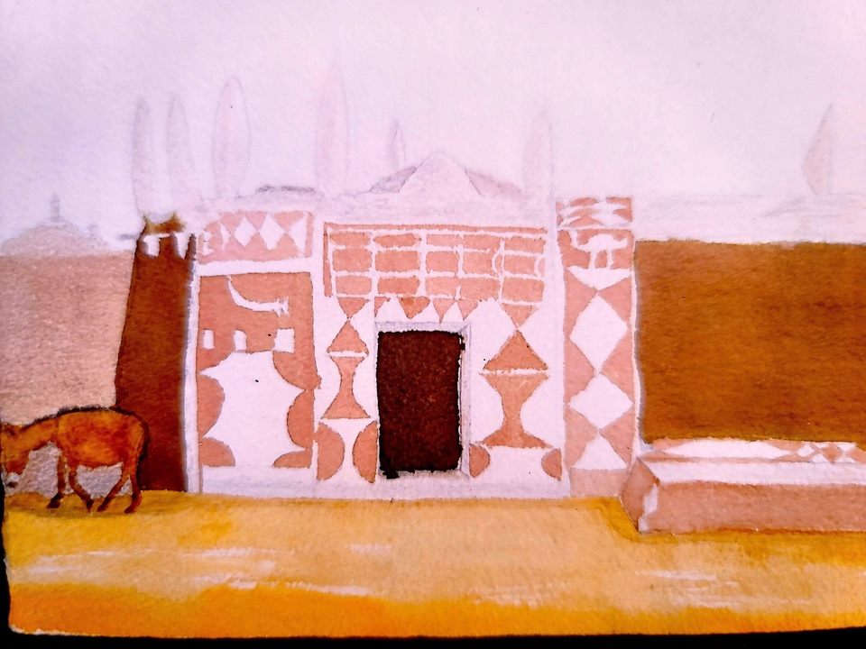 Gurunsi Painted House, Burkina Faso