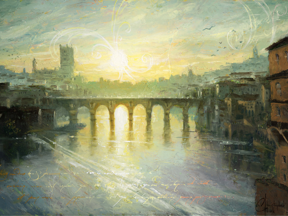 Albi, Bridge at Sunset