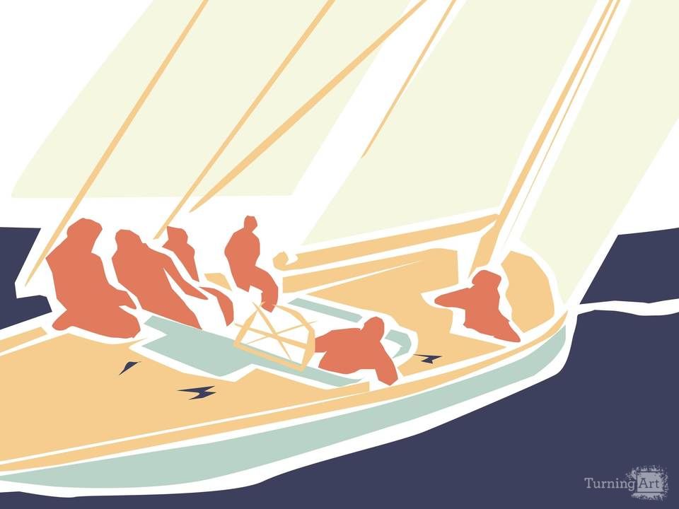 Abstract Nautical Art 105