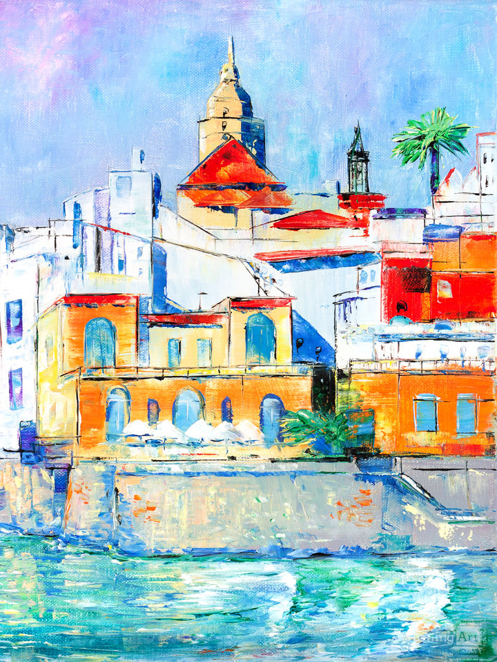 Sitges. A Town Washed By The Sea