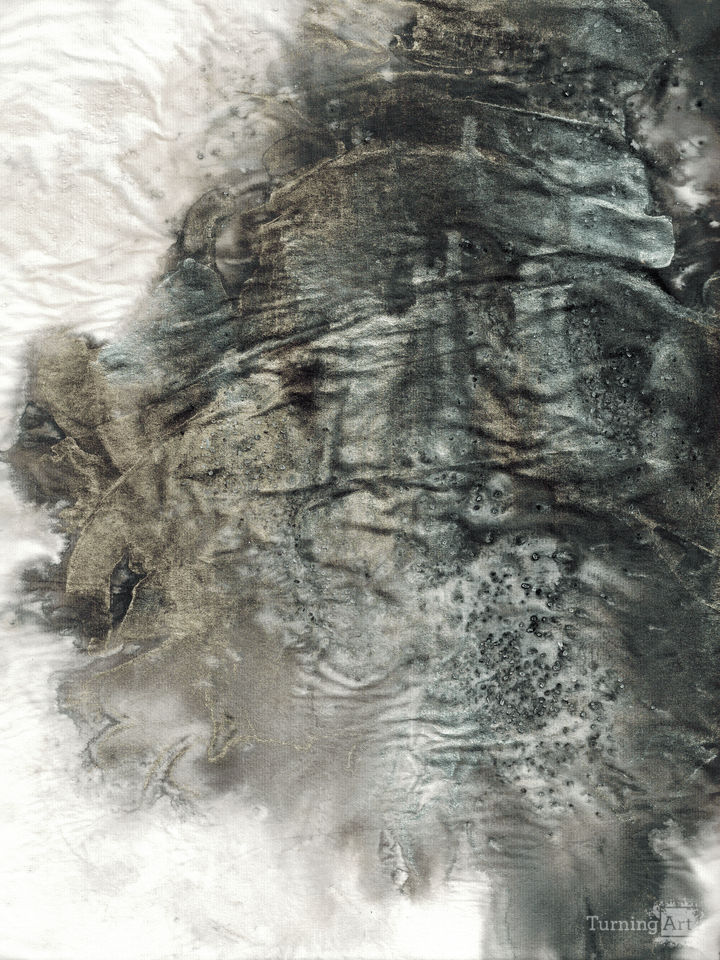 COLOR IN THE SHADOWS 11 TEXTURED ABSTRACT PAINTING