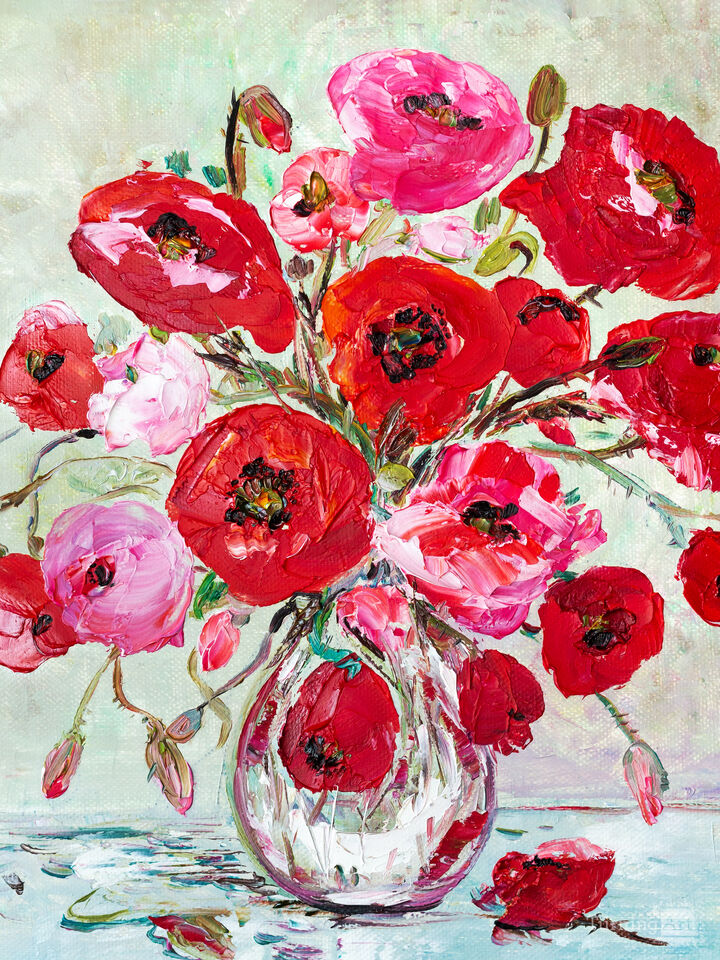 Bouquet Of Red Poppies
