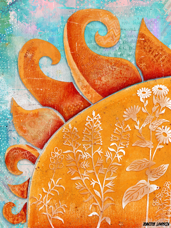 Blazing Wildflowers Sun