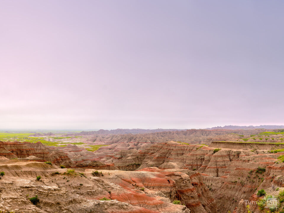 The Colors in the Badlands of South Dakota