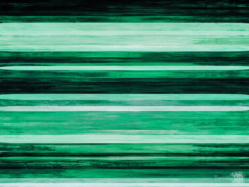 LINEAR INTENSITY 4 EMERALD - ABSTRACT COLORFUL STRIPES PAINTING