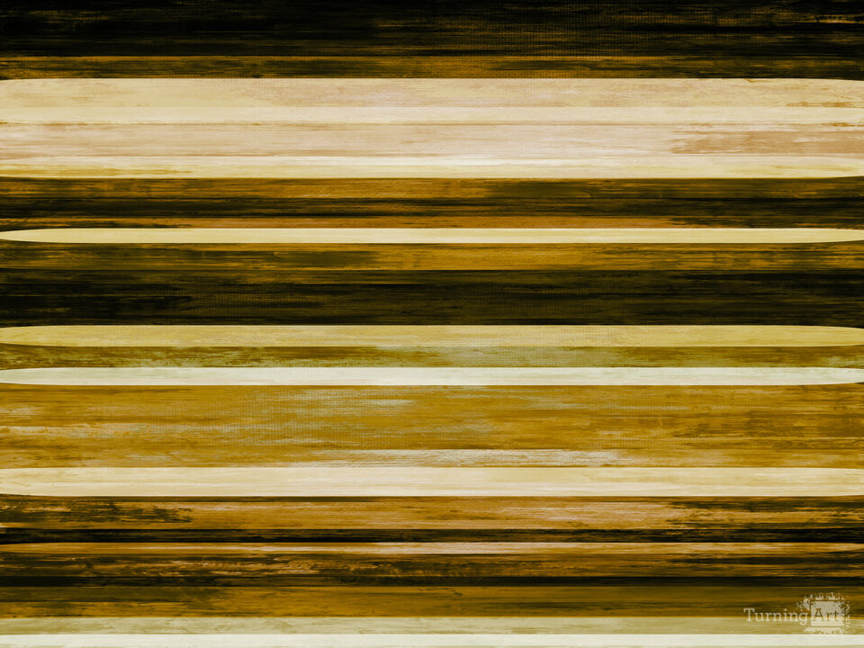 LINEAR INTENSITY 6 OCHRE BROWN - ABSTRACT COLORFUL STRIPES PAINTING