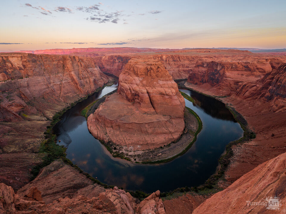 Sunrise at Horseshoe Bend