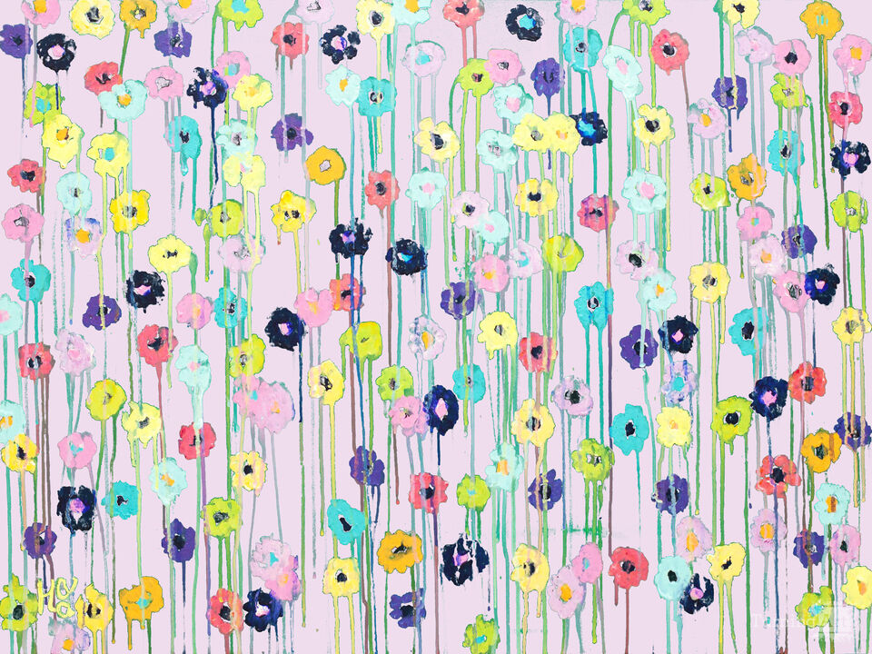 Blooms Need Bees-Pink