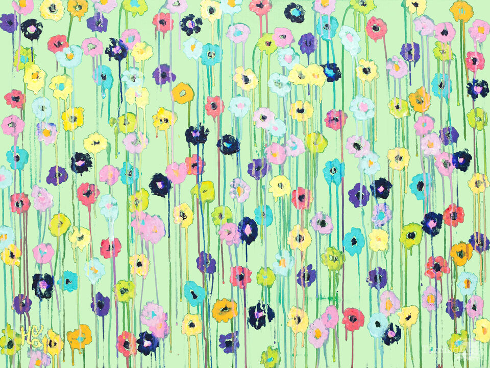 Blooms Need Bees-Green