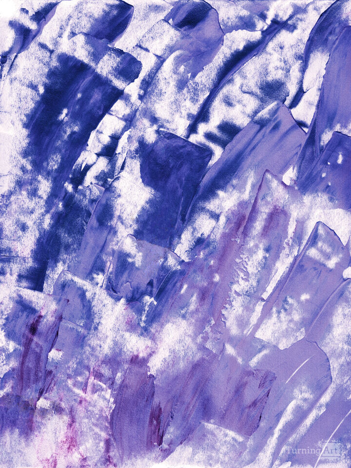 COLOR FLOW 1 ABSTRACT BRUSHSTROKES PAINTING