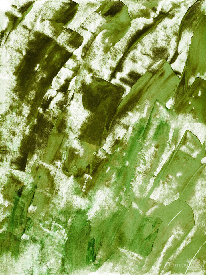 COLOR FLOW 2 ABSTRACT BRUSHSTROKES PAINTING