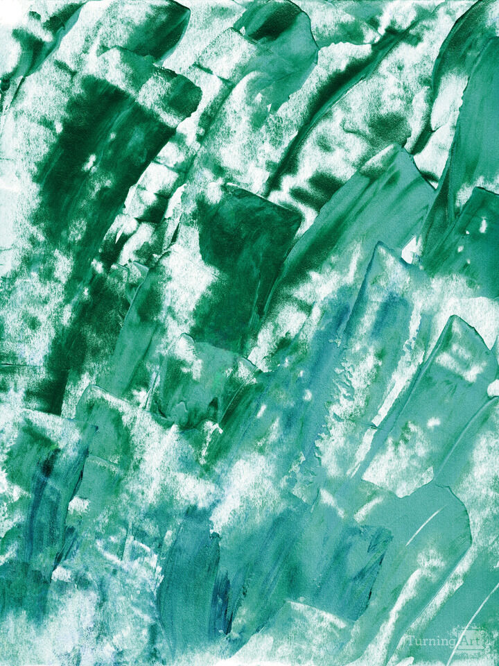 COLOR FLOW 3 ABSTRACT BRUSHSTROKES PAINTING