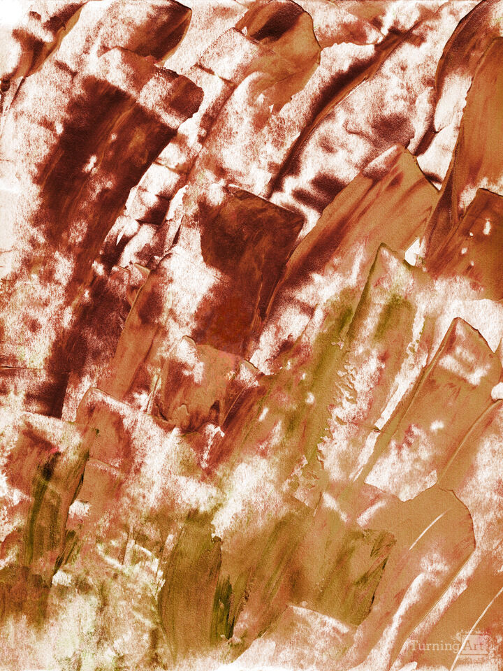 COLOR FLOW 6 ABSTRACT BRUSHSTROKES PAINTING