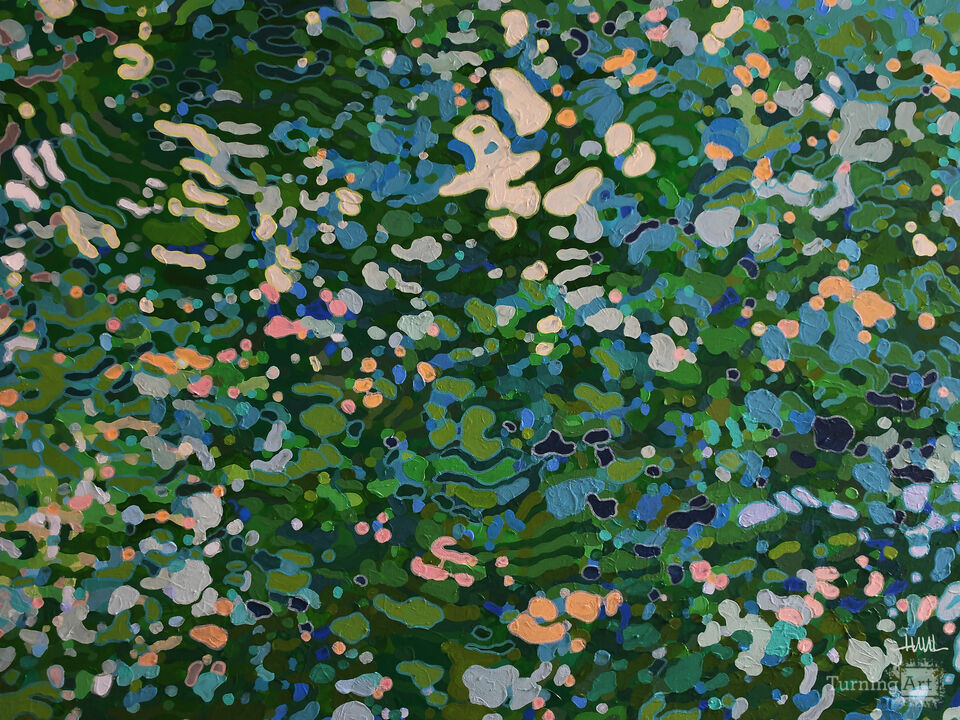 Flowing Leafy Reflections