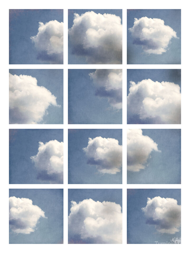 Window Clouds Blue No.2