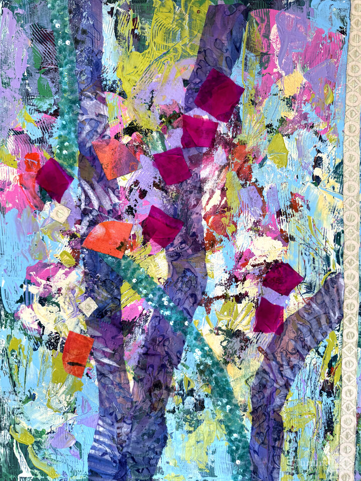 Among Roses, Blushing Blooming