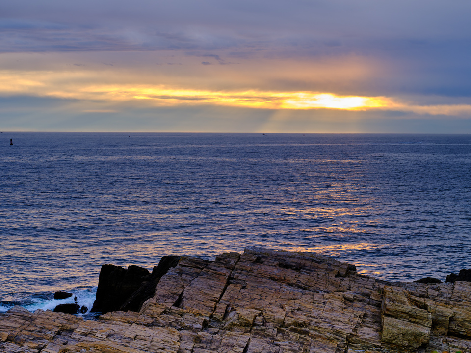 Sunrise on Casco Bay Maine