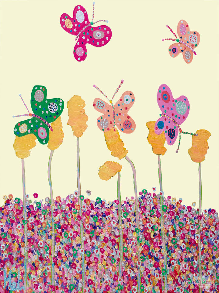 Butterflies Galore-Yellow