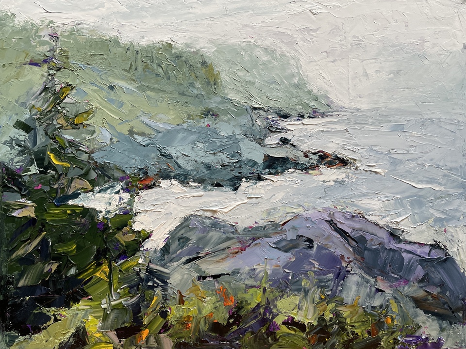 Blackhead from Above Squeaker Cove, Monhegan | ME