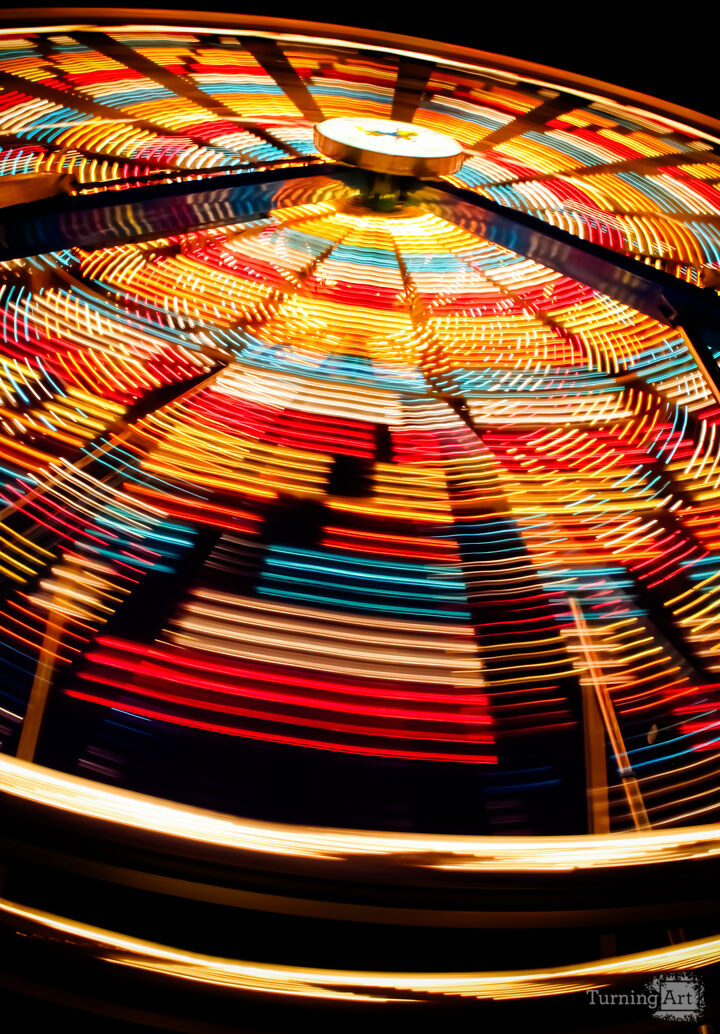 Carnival Ferris Wheel in Motion Color
